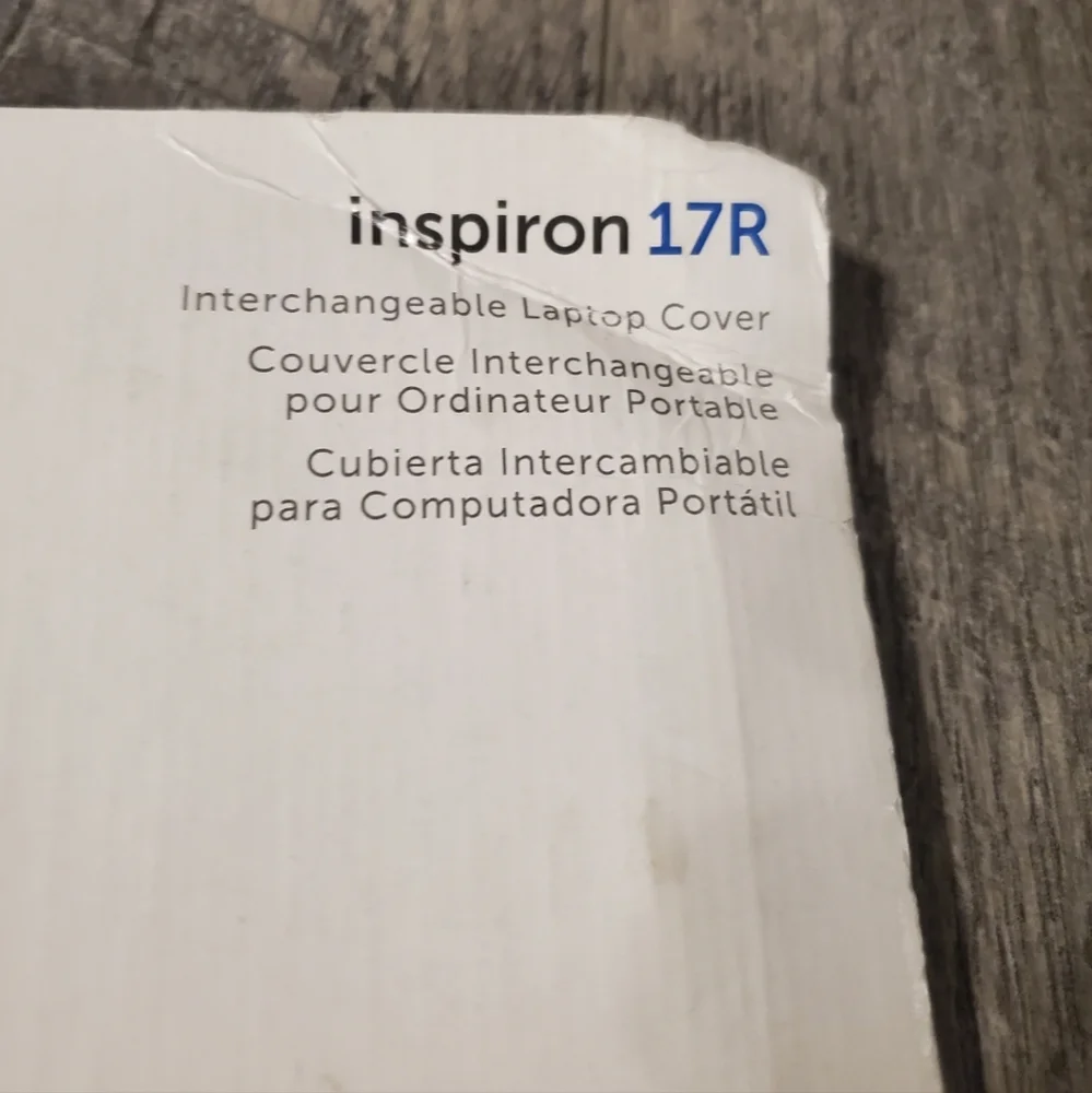 Blue Dell 17R Inspiron switch laptop cover